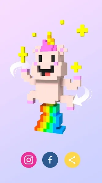 Pixel.ly 3D  [МОД Много денег] Screenshot 5