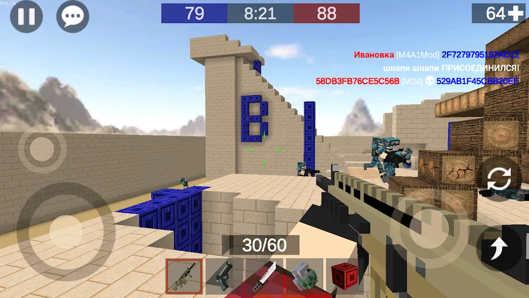 Pixel Combats 2: Gun games PvP  [МОД Unlocked] Screenshot 5