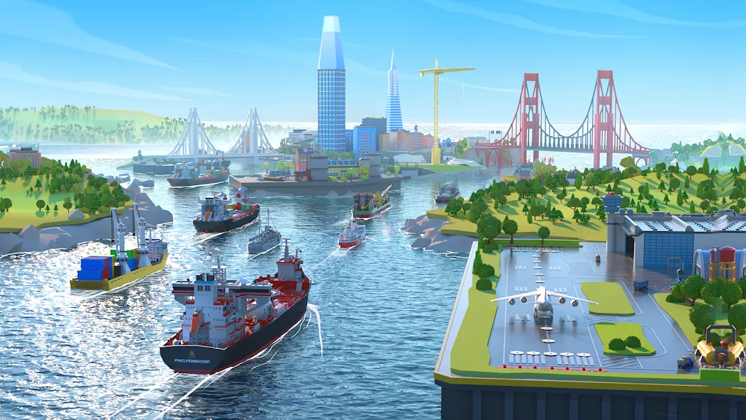 Port City: Ship Tycoon (Порт Сити)  [МОД Бесконечные монеты] Screenshot 5