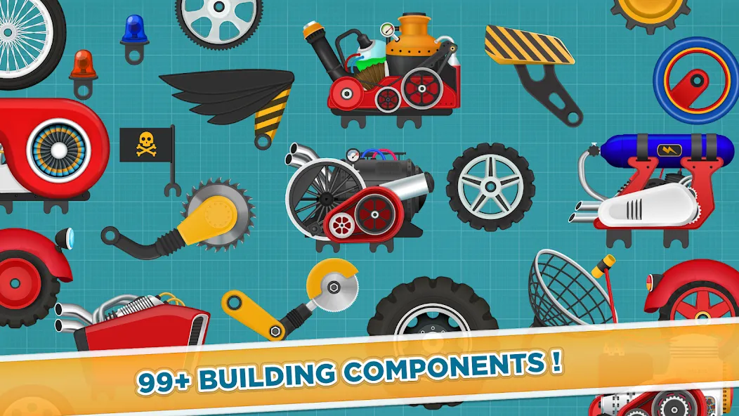 Car Builder & Racing for Kids  [МОД Unlimited Money] Screenshot 5