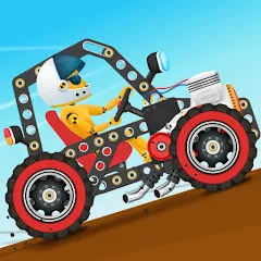 Скачать взлом Car Builder & Racing for Kids  [МОД Unlimited Money] - полная версия apk на Андроид