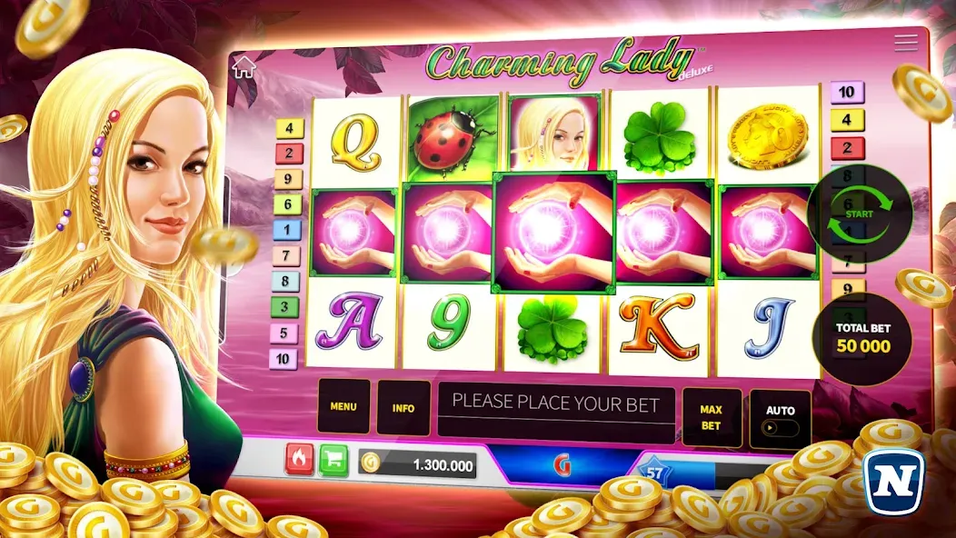 Gaminator Online Casino Slots  [МОД Много монет] Screenshot 3