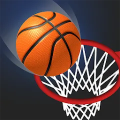 Взломанная Dunk Stroke-3D Basketball (Дунк Строк)  [МОД Бесконечные монеты] - стабильная версия apk на Андроид