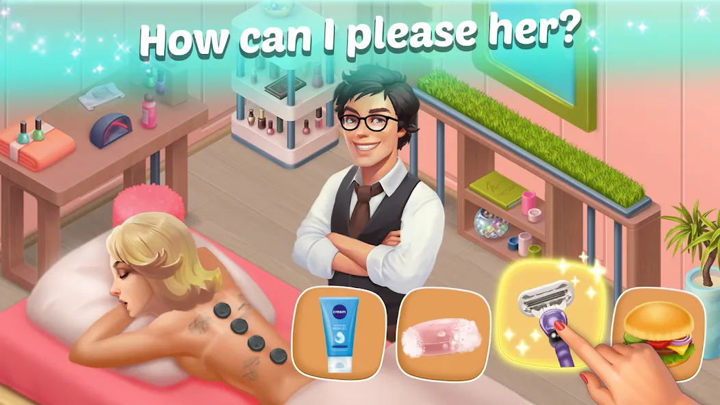 Family Hotel: love & match-3 (Фэмели Отель)  [МОД Много денег] Screenshot 1