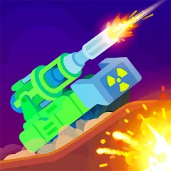 Скачать взломанную Tank Stars (Танк Старс)  [МОД Mega Pack] - полная версия apk на Андроид