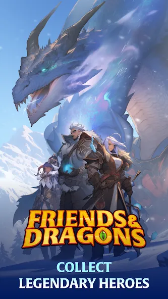 Friends & Dragons - Puzzle RPG  [МОД Все открыто] Screenshot 1