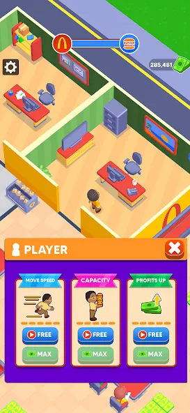 My Burger Shop: Burger Games (Май Бургер Шоп Игры)  [МОД Menu] Screenshot 4