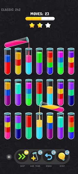 Color Water Sort Puzzle Games (Цветные игры сортировки воды)  [МОД Много монет] Screenshot 5