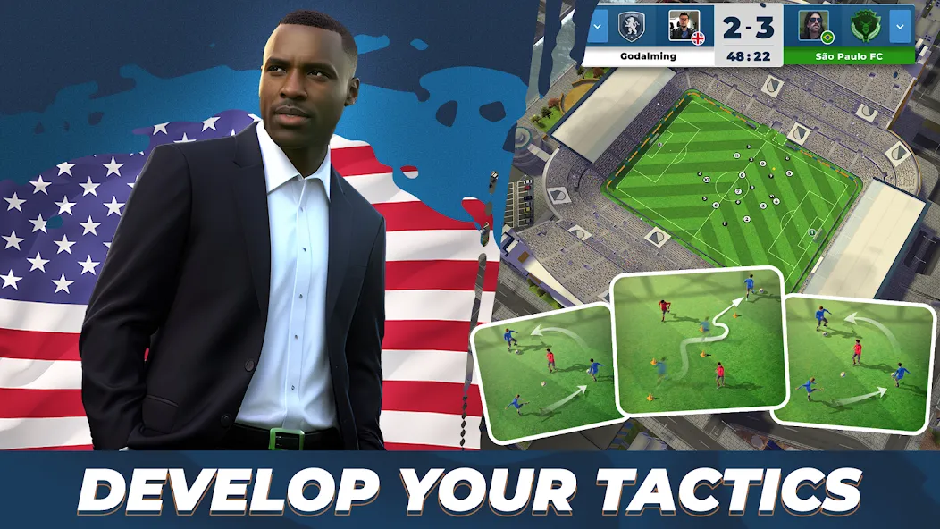 Soccer - Matchday Manager 24 (Матчдей Футбольный Менеджер 2023)  [МОД Unlocked] Screenshot 2