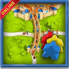 Скачать взломанную War of Carcassonne board Games (Каркассон)  [МОД Unlocked] - полная версия apk на Андроид