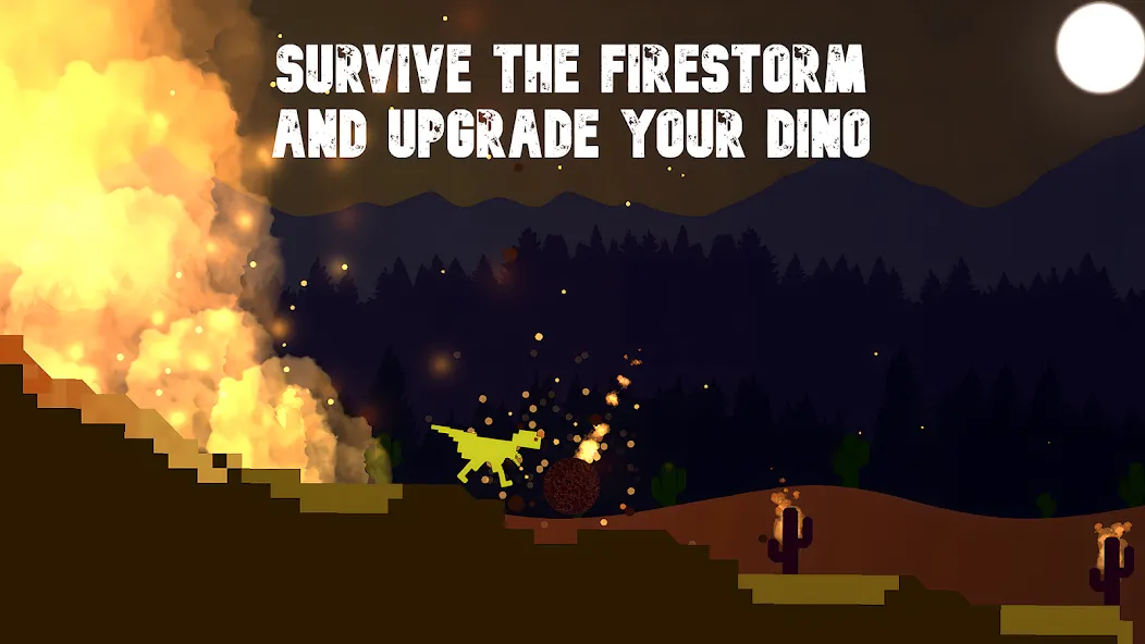 Dino Run Survival (Дино Ран Сурвайвал)  [МОД Бесконечные монеты] Screenshot 1