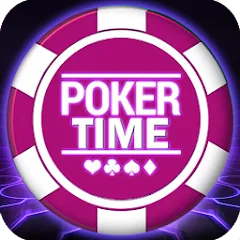 Взломанная Poker Time- Pulsa Texas Holdem (Покер Тайм)  [МОД Unlocked] - полная версия apk на Андроид