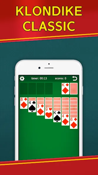 Classic Solitaire Klondike  [МОД Unlimited Money] Screenshot 5