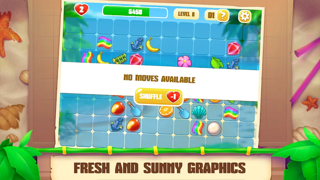 Onet Paradise: connect 2 tiles (Онет Парадайз)  [МОД Бесконечные монеты] Screenshot 3