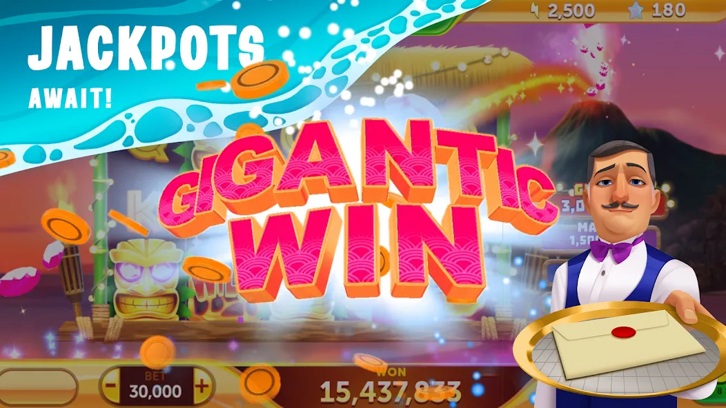 Paradise Fortune Casino Slots (Парадиз Форчун Казино Слотс)  [МОД Unlimited Money] Screenshot 2