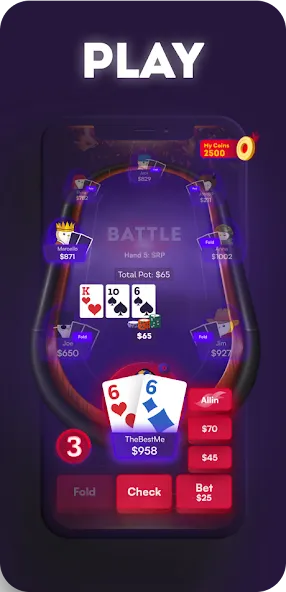 Prometheus: Battle Poker (Прометей)  [МОД Много денег] Screenshot 1