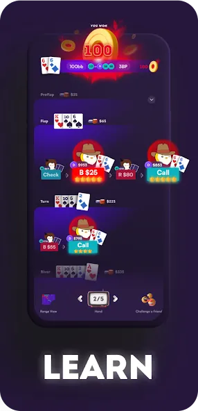 Prometheus: Battle Poker (Прометей)  [МОД Много денег] Screenshot 2