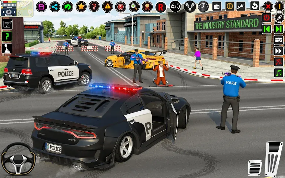 City Police Car Driving Games  [МОД Много монет] Screenshot 5