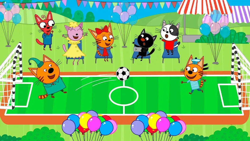 Kid-E-Cats: Kids birthday  [МОД Много монет] Screenshot 4