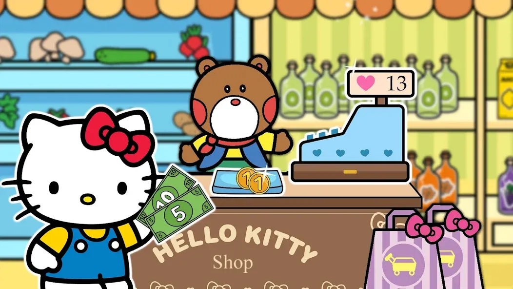 Hello Kitty: Kids Supermarket (Хеллоу Китти)  [МОД Unlocked] Screenshot 3