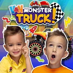 Скачать взлом Monster Truck Vlad & Niki  [МОД Много монет] - полная версия apk на Андроид