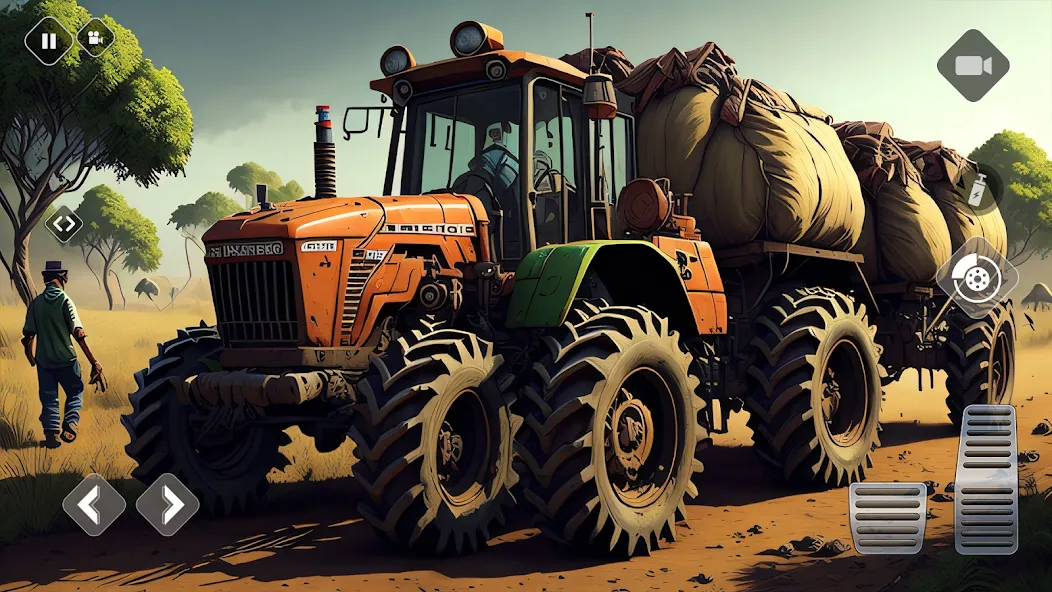 Tractor Driving Games: Farming  [МОД Много монет] Screenshot 2