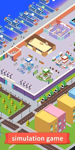 Idle Seafood Market -Tycoon (Айдл Сифуд Маркет)  [МОД Бесконечные деньги] Screenshot 1