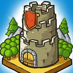 Скачать взломанную Grow Castle - Tower Defense (Гроу Касл)  [МОД Меню] - полная версия apk на Андроид