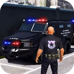 Взломанная Police Games Simulator: PGS 3d  [МОД Много монет] - полная версия apk на Андроид