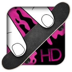 Взломанная Fingerboard HD Skateboarding (Фингерборд ХД скейтбординг)  [МОД Unlimited Money] - полная версия apk на Андроид