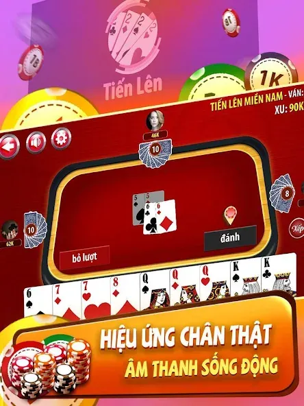 Tiến Lên Miền Nam - Tien Len  [МОД Menu] Screenshot 4