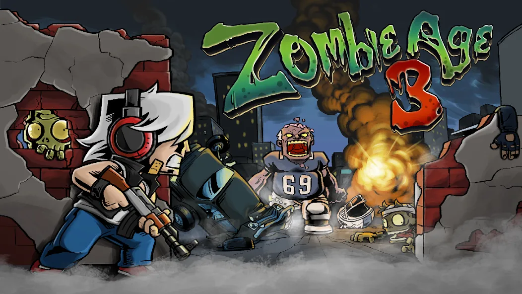 Zombie Age 3 Premium: Survival (Зомби Возраст 3 Премиум)  [МОД Много монет] Screenshot 1