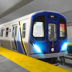 Скачать взломанную Subway Train Simulator  [МОД Много монет] - полная версия apk на Андроид