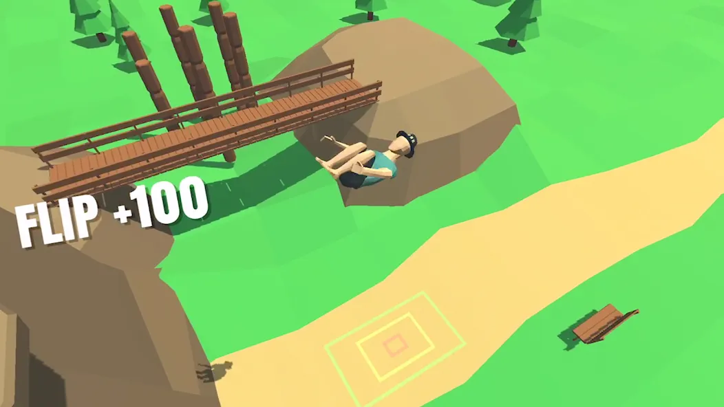 Flip Trickster - Parkour Simul (Флип Трикстер)  [МОД Меню] Screenshot 1