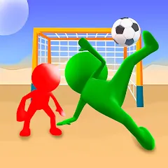 Скачать взломанную Stickman Soccer Football Game  [МОД Mega Pack] - стабильная версия apk на Андроид