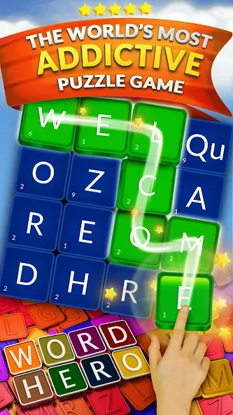 WordHero : word finding game (ВордХиро)  [МОД Меню] Screenshot 1