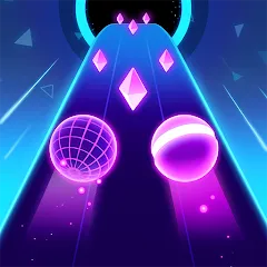 Скачать взлом Rolling Twins: Music Ball Rush (Роллинг Твинс)  [МОД Unlimited Money] - стабильная версия apk на Андроид