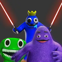 Взлом Grimace monster playground (Батл Плейграунд Монстерс)  [МОД Menu] - последняя версия apk на Андроид