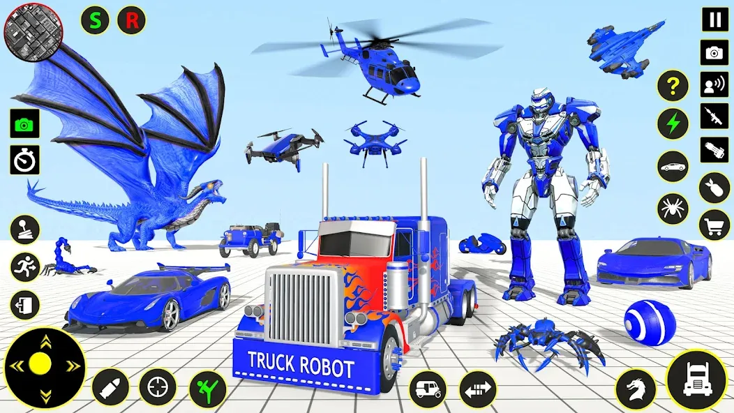 Truck Game - Car Robot Games  [МОД Unlimited Money] Screenshot 5