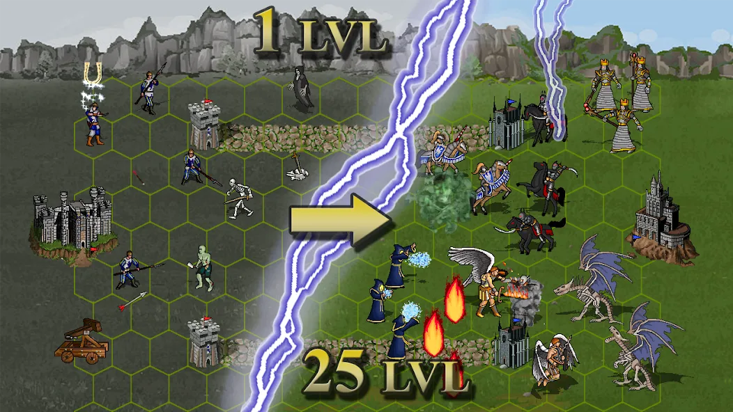 Heroes of Might: Magic arena 3  [МОД Бесконечные деньги] Screenshot 4