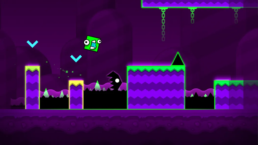 Geometry Dash World (Геометри Дэш Ворлд)  [МОД Бесконечные монеты] Screenshot 1