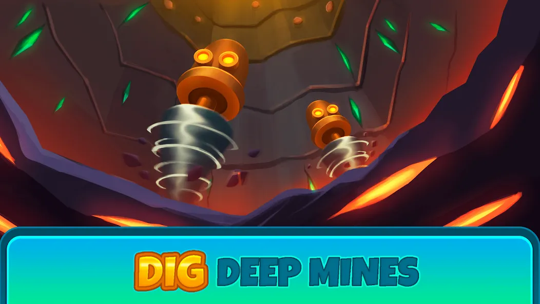 Deep Town: Idle Mining Tycoon (Дип Таун)  [МОД Бесконечные деньги] Screenshot 4