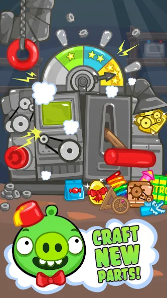 Bad Piggies (Бэд Пиггиз)  [МОД Unlocked] Screenshot 3