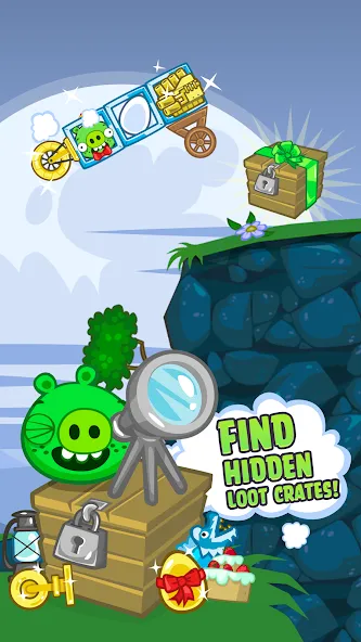 Bad Piggies (Бэд Пиггиз)  [МОД Unlocked] Screenshot 4