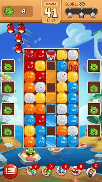 Angry Birds Blast (Энгри Бердс Бласт)  [МОД Много денег] Screenshot 1