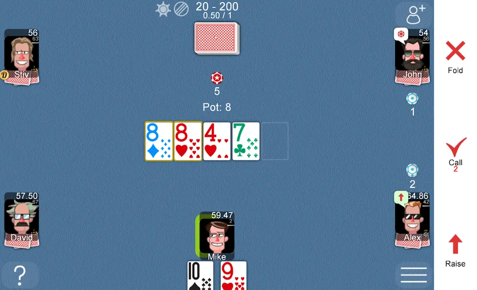 Poker Online  [МОД Mega Pack] Screenshot 3