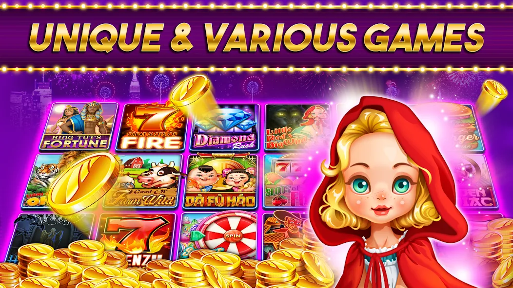 Casino Frenzy - Slot Machines (Казино Френзи)  [МОД Меню] Screenshot 3