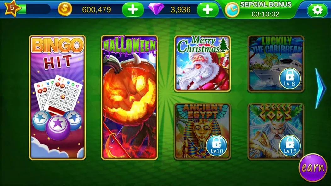 Offline Vegas Casino Slots (Офлайн Вегас Казино Слоты)  [МОД Menu] Screenshot 2