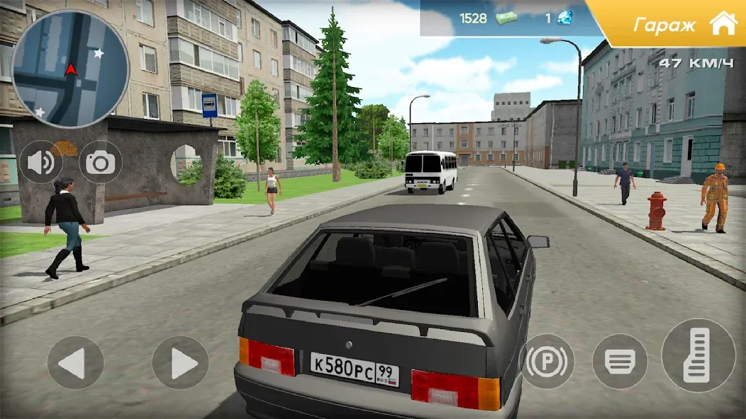 Lada 2114 Car Simulator  [МОД Бесконечные деньги] Screenshot 2