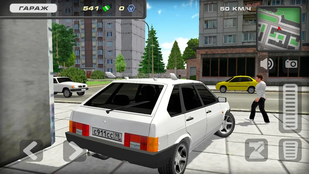 Lada 2109 Russian Car Driver  [МОД Menu] Screenshot 3